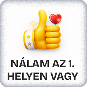 Nálam az 1. helyen vagy